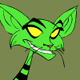 Weird Green Cat