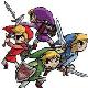 Links four sword sprite adventure