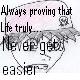Never gets easier